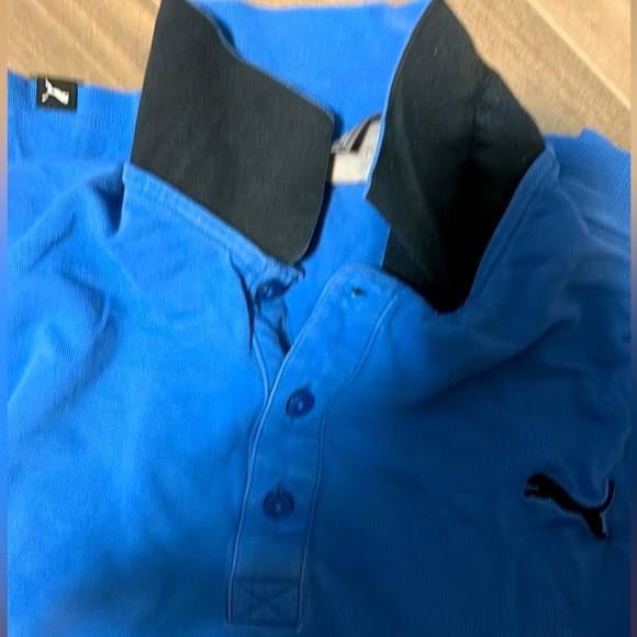 Mens Puma Golf Shirt Sz M - Picture 3 of 8
